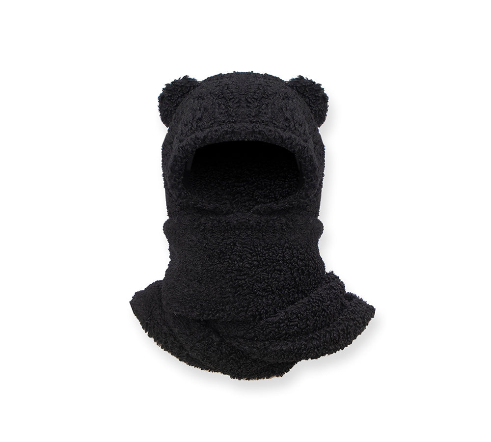 Hats - EVERAUĀ® Hat Scarf And Gloves 3 In 1 Cute Bear Plush Hat