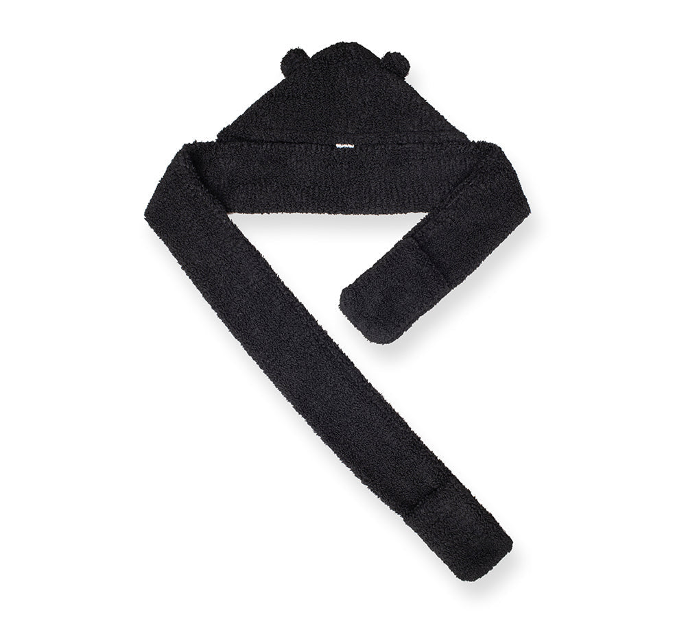 Hats - EVERAUĀ® Hat Scarf And Gloves 3 In 1 Cute Bear Plush Hat