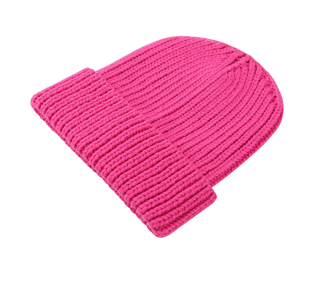 Hats - Hot Pink Knit Beanie