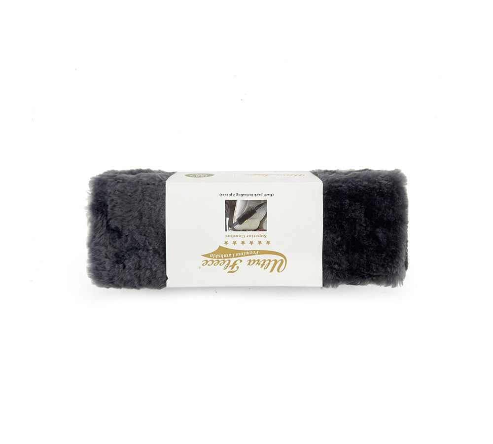 Premium Lambskin Car Seat Safety Belt Cover Shoulder Pad - UGG EXPRESS