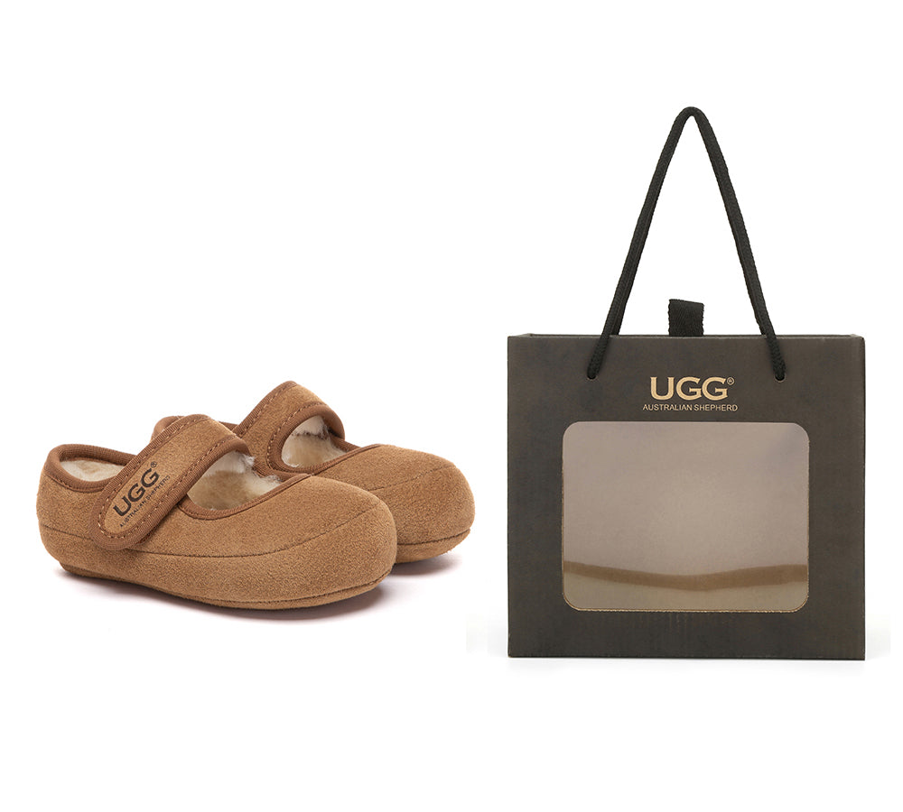 AUSTRALIAN SHEPHERD® UGG Slippers Toddler Mary Jane Gift Set Millie UGG AUSTRALIAN SHEPHERD