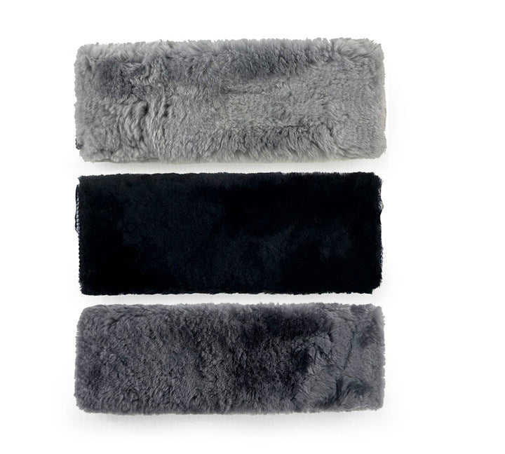 Premium Lambskin Car Seat Safety Belt Cover Shoulder Pad Protector