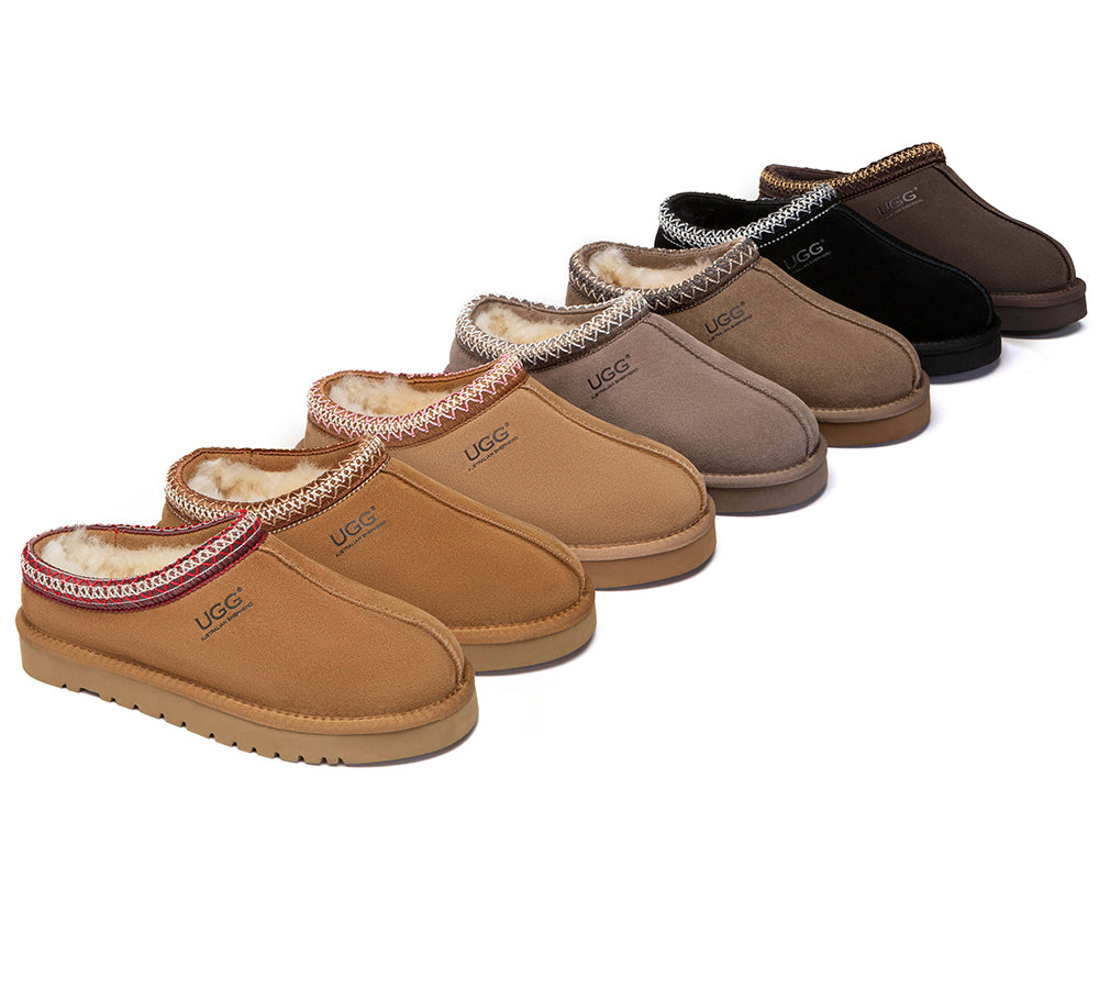 AUSTRALIAN SHEPHERDยฎ UGG Slippers Sheepskin Wool Ankle Tazzy Tay UGG AUSTRALIAN SHEPHERD