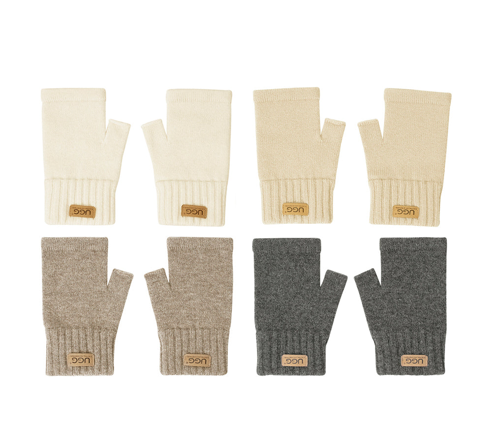 AUSTRALIAN SHEPHERDยฎ 100% Wool Plain Gloves Palra UGG AUSTRALIAN SHEPHERD