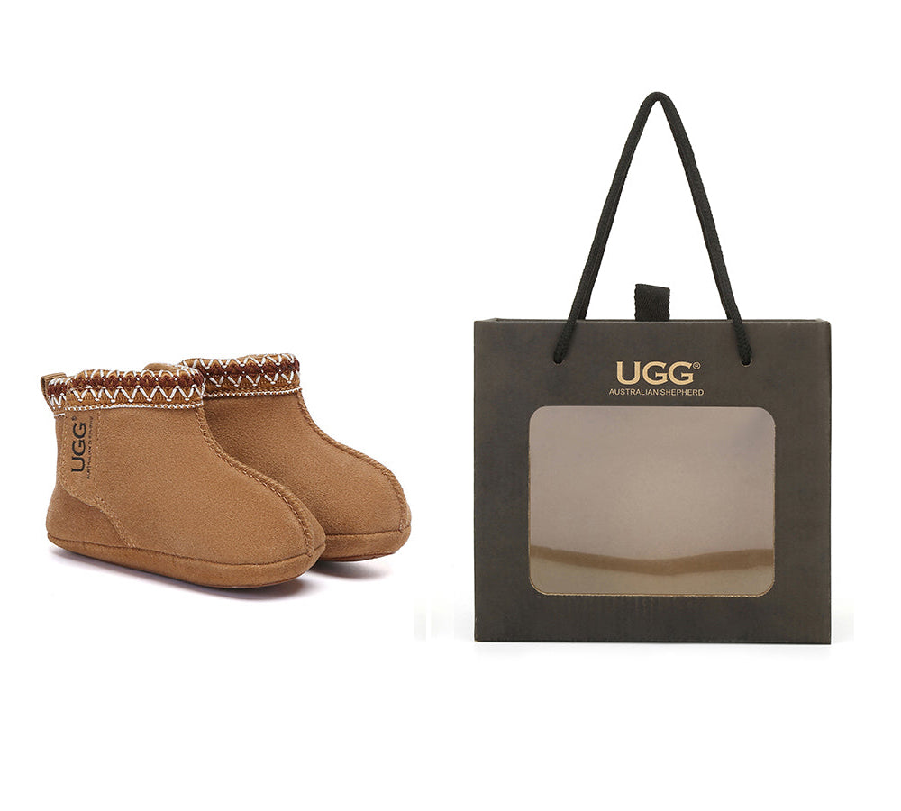 AUSTRALIAN SHEPHERD® UGG Boots Kids Sheepskin Wool Gift Set Barney UGG AUSTRALIAN SHEPHERD