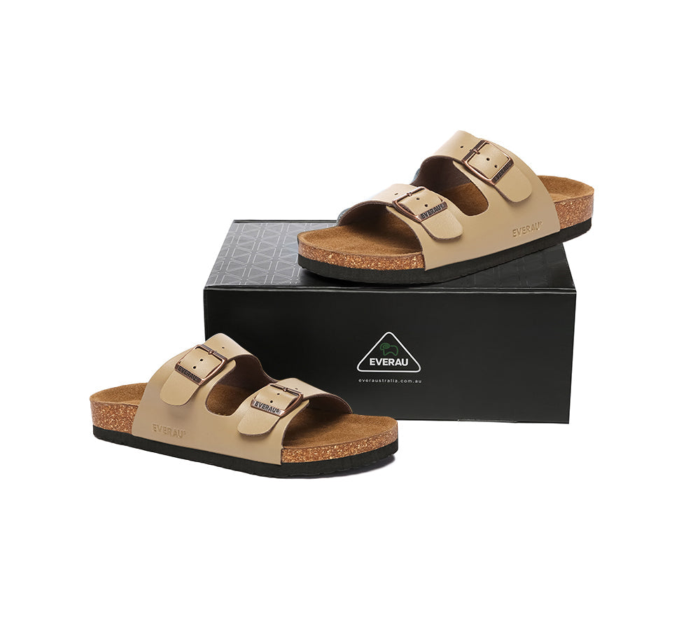 EVERAU® Adjustable Strap Summer Beach Mick Sandal Slides EVERAU