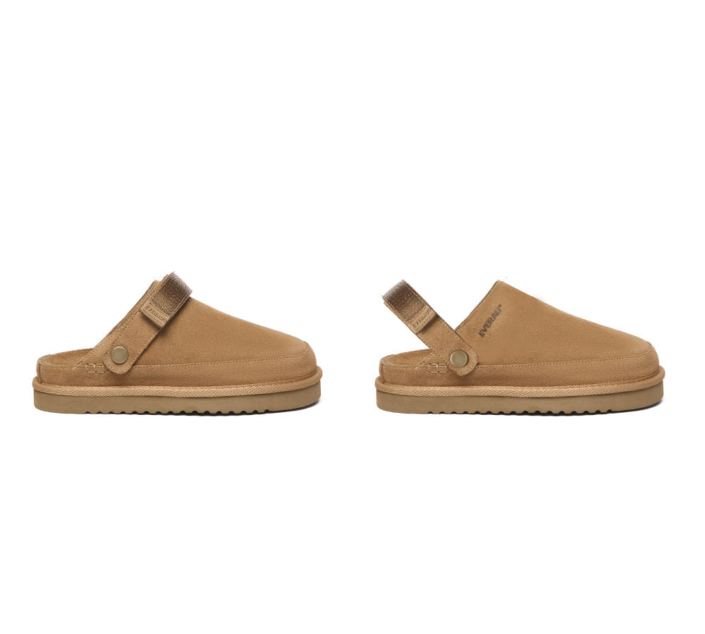 EVERAU® Adjustable Strap Slip-on Flat Sandal Slippers Sierra EVERAU