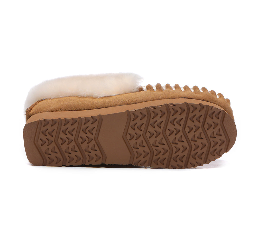 Moccasins - TA Unisex Sheepskin Popo Moccasin