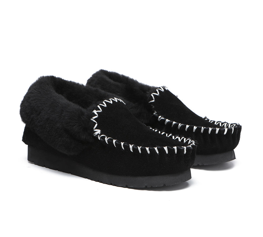 Moccasins - TA Unisex Sheepskin Popo Moccasin
