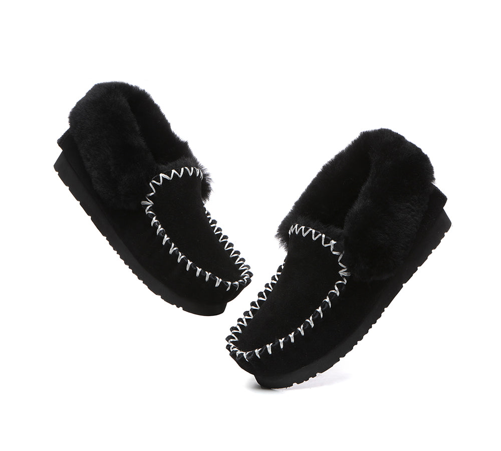 Moccasins - TA Unisex Sheepskin Popo Moccasin