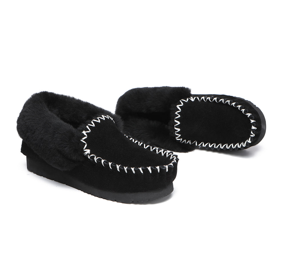 Moccasins - TA Unisex Sheepskin Popo Moccasin