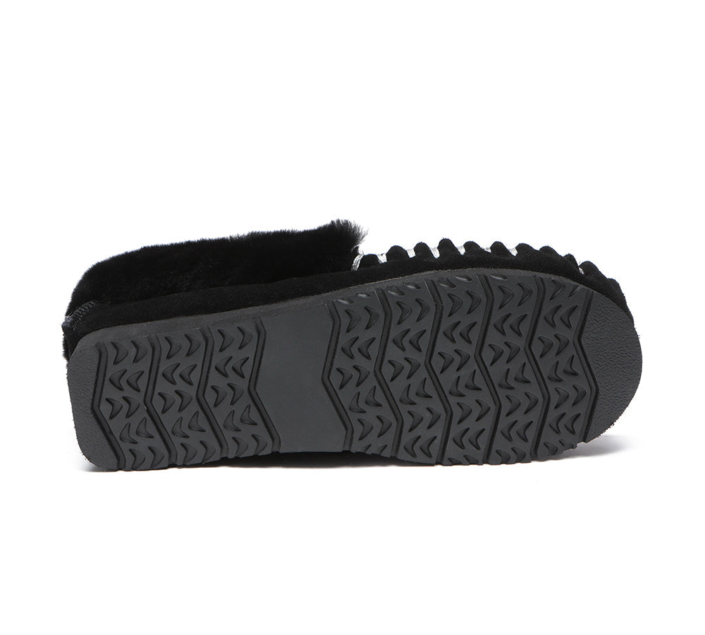 Moccasins - TA Unisex Sheepskin Popo Moccasin