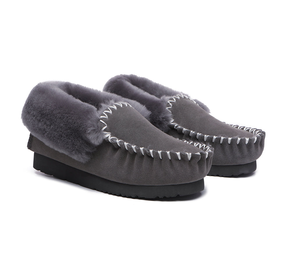 Moccasins - TA Unisex Sheepskin Popo Moccasin