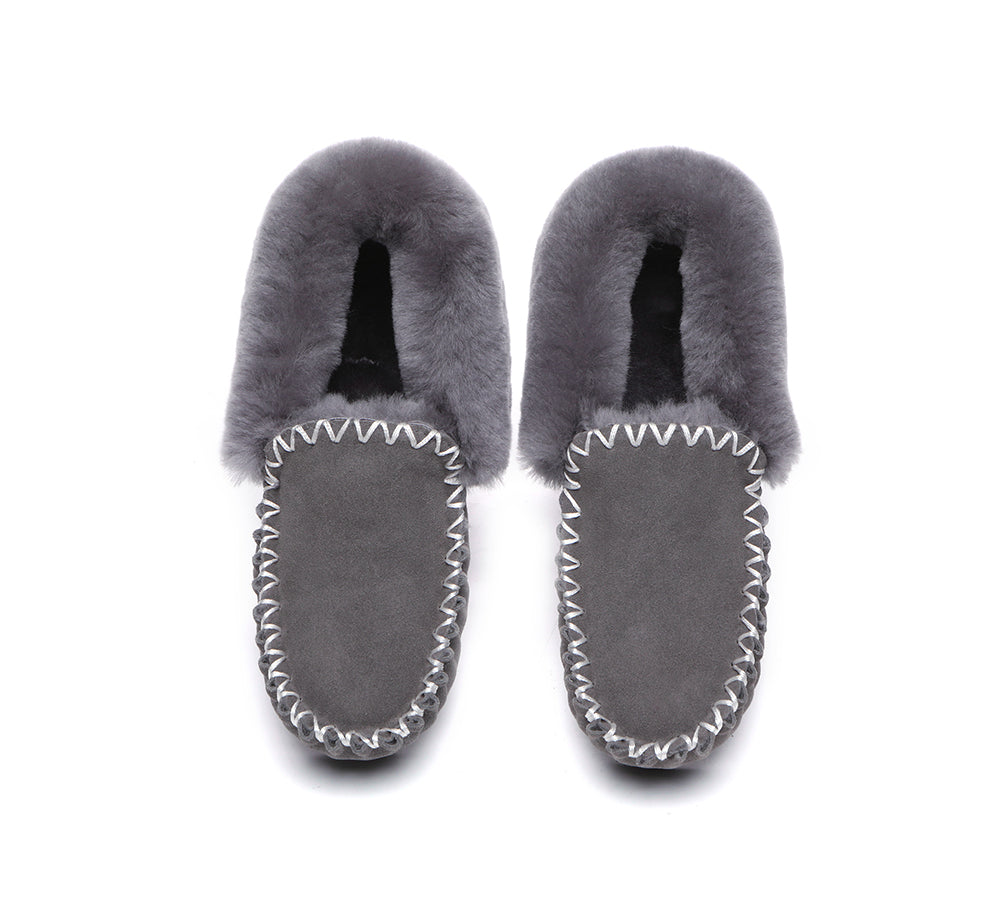 Moccasins - TA Unisex Sheepskin Popo Moccasin