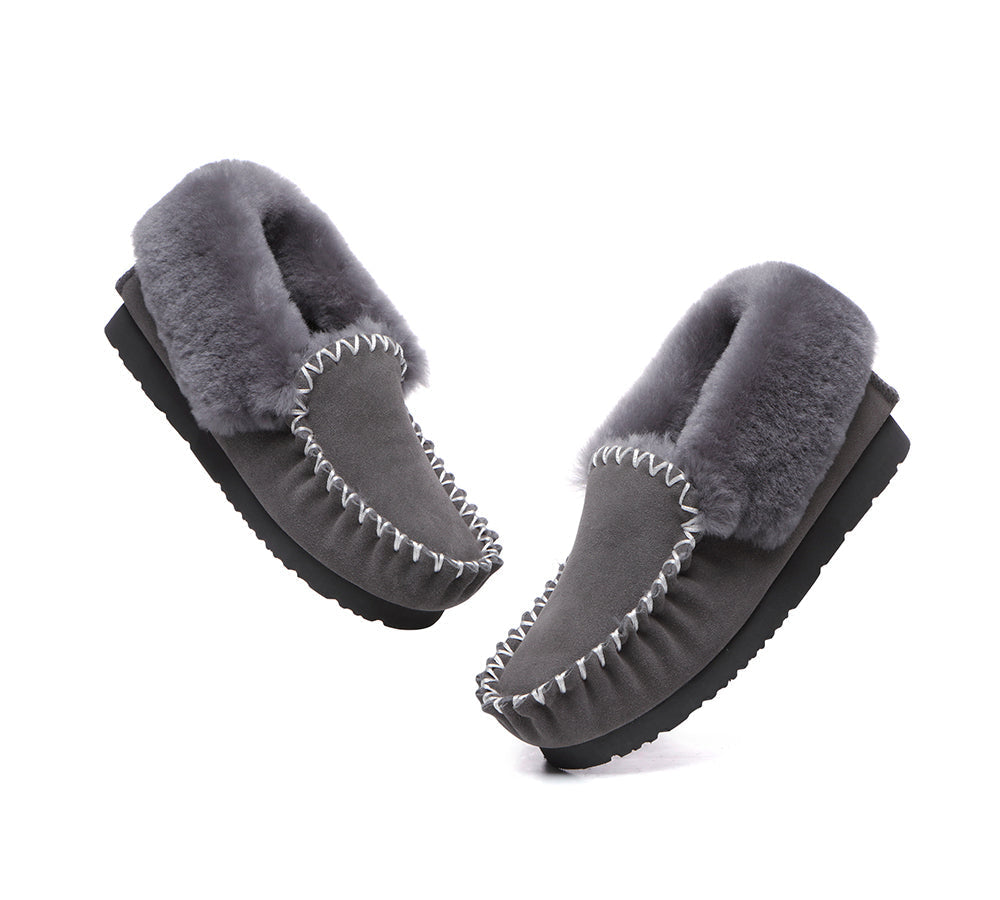 Moccasins - TA Unisex Sheepskin Popo Moccasin