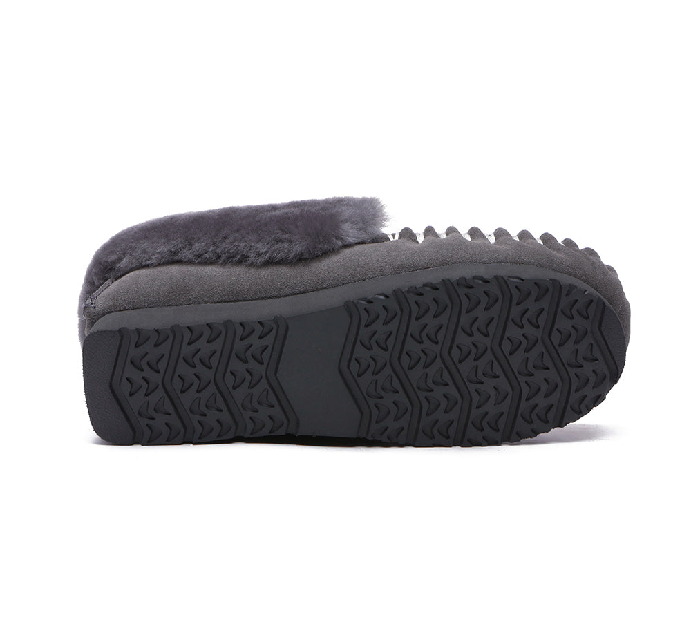 Moccasins - TA Unisex Sheepskin Popo Moccasin