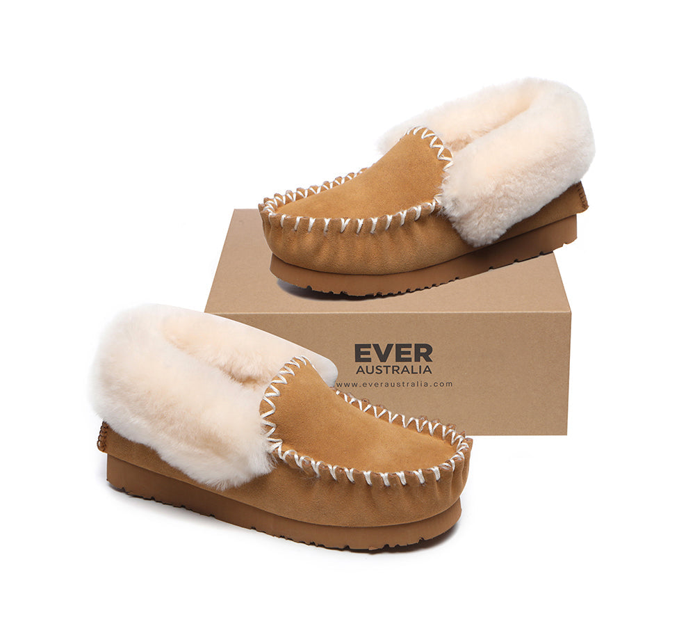 Moccasins - TA Unisex Sheepskin Popo Moccasin