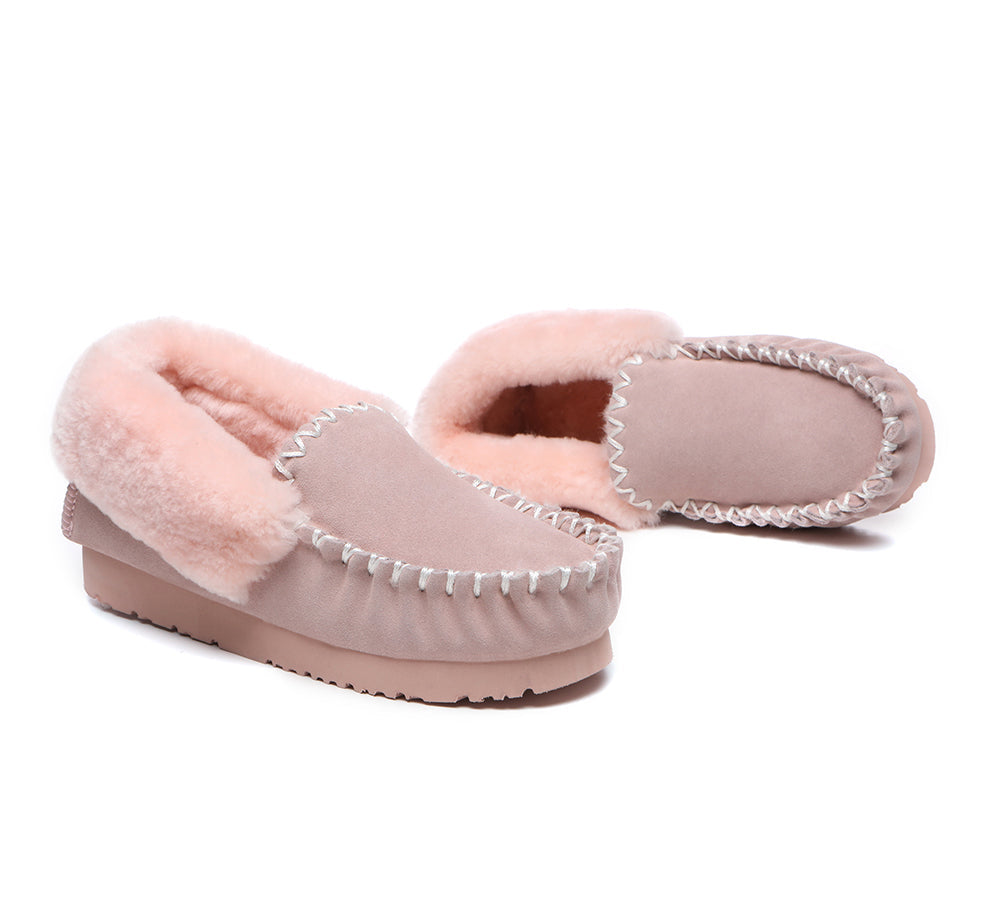 Moccasins - TA Unisex Sheepskin Popo Moccasin