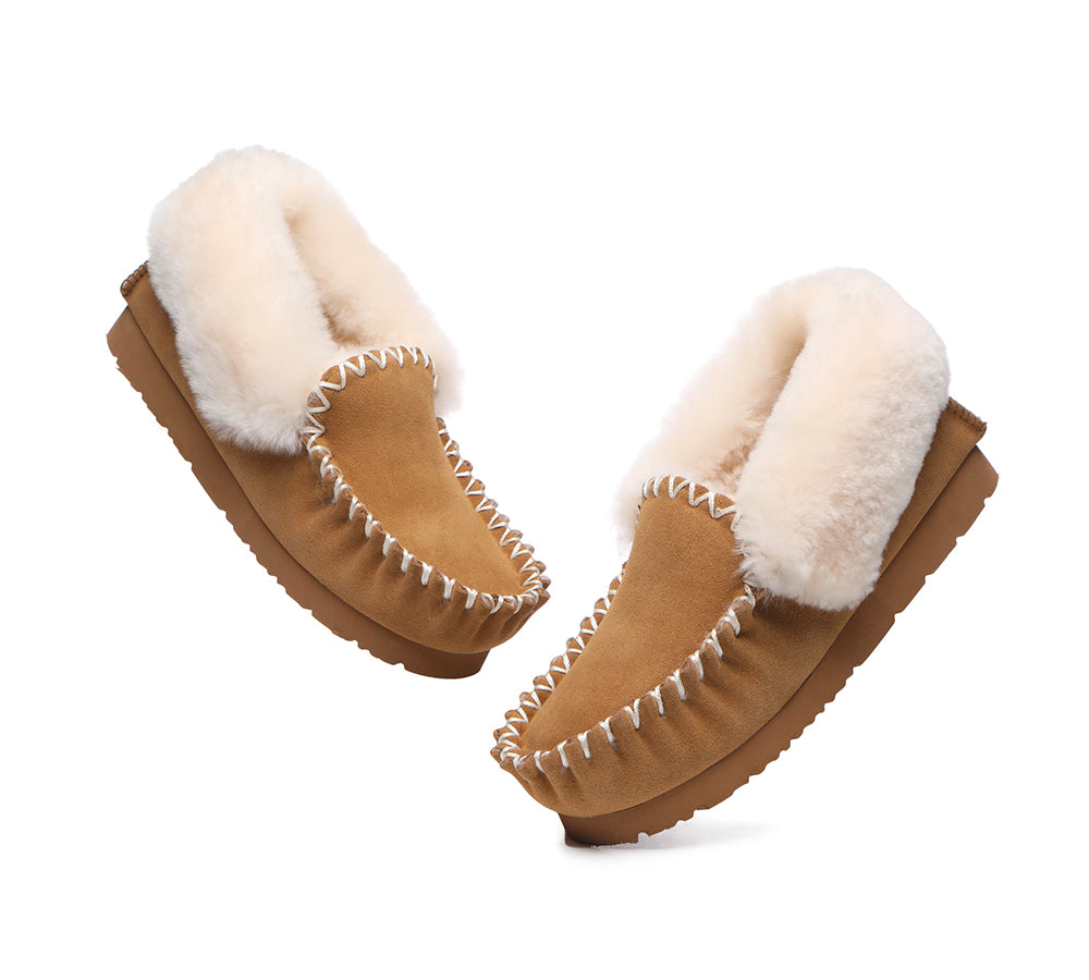 Moccasins - TA Unisex Sheepskin Popo Moccasin