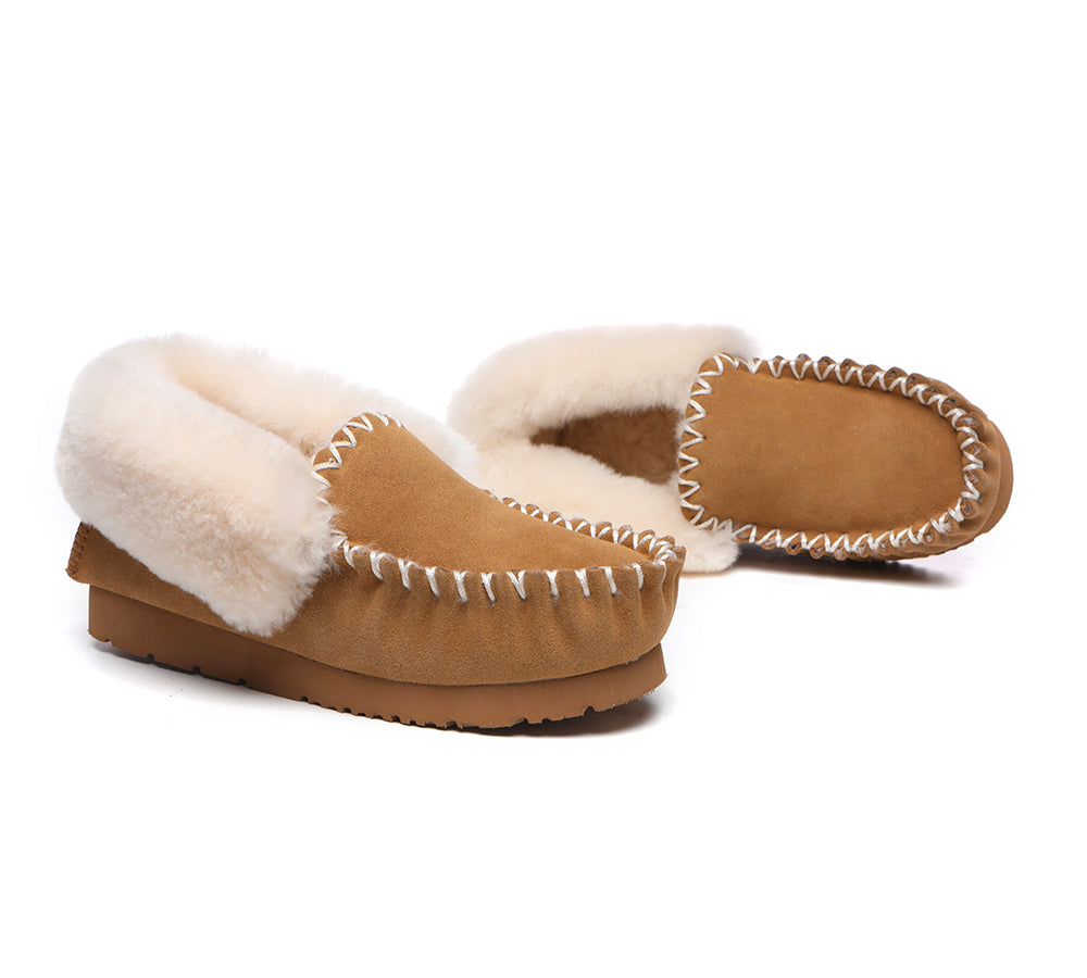Moccasins - TA Unisex Sheepskin Popo Moccasin
