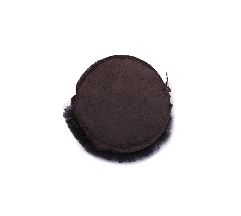 Purse - Urban UGG® Sheepskin Wool Fluffy Zip Purse