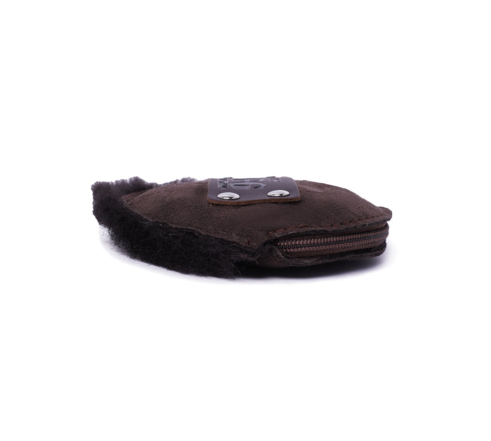 Purse - Urban UGG® Sheepskin Wool Fluffy Zip Purse