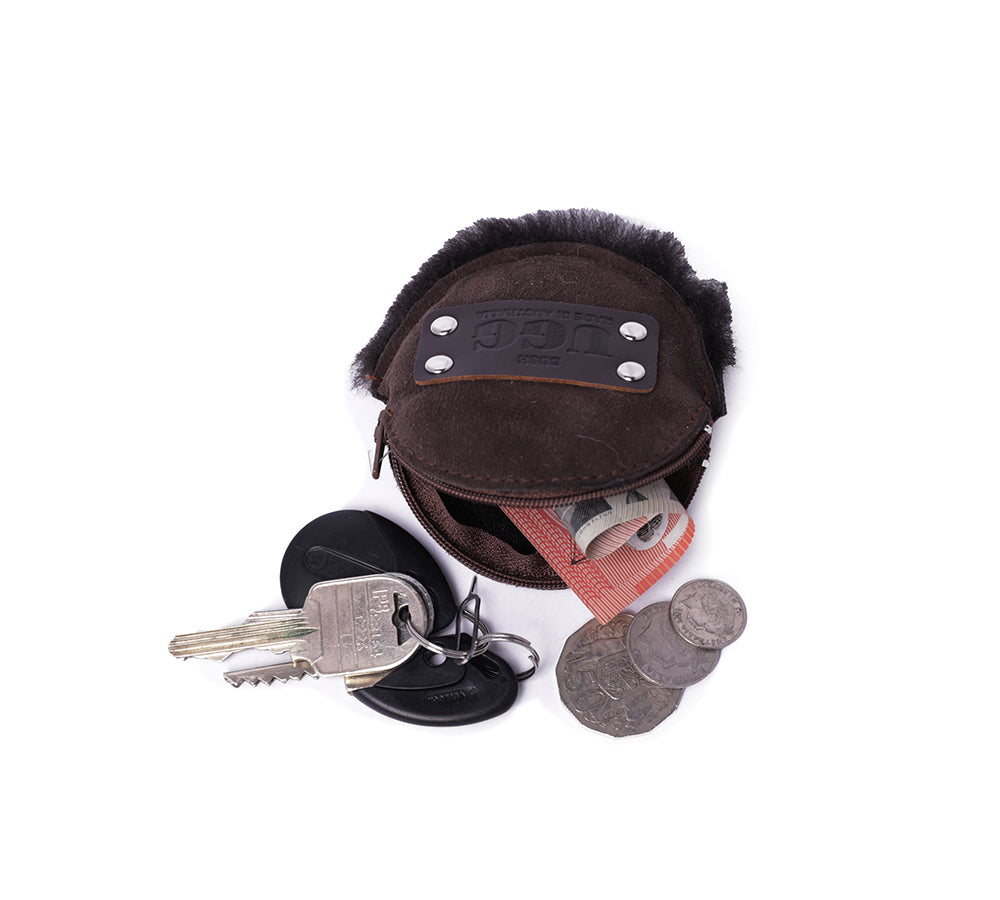 Purse - Urban UGG® Sheepskin Wool Fluffy Zip Purse