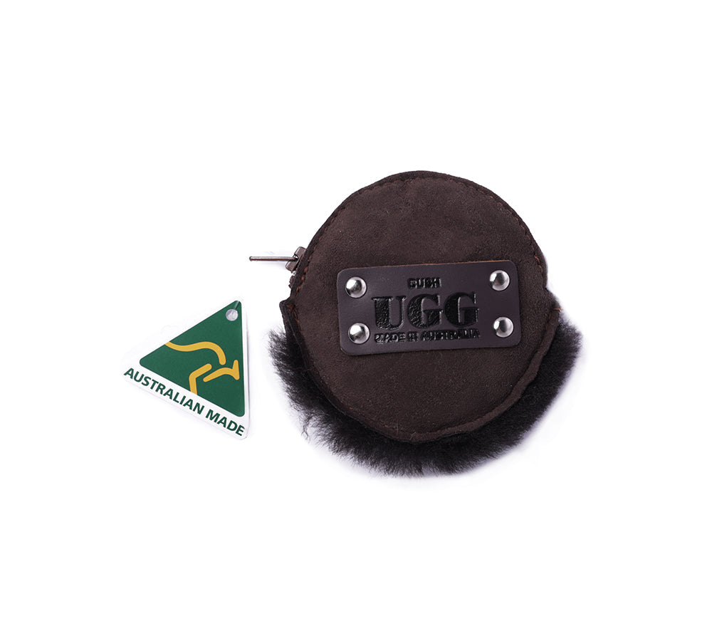 Purse - Urban UGG® Sheepskin Wool Fluffy Zip Purse