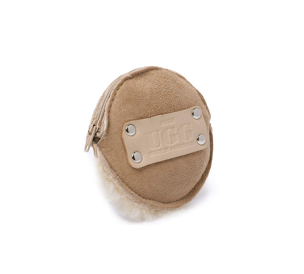 Purse - Urban UGG® Sheepskin Wool Fluffy Zip Purse
