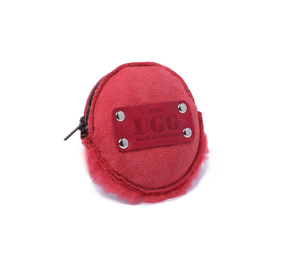Purse - Urban UGG® Sheepskin Wool Fluffy Zip Purse