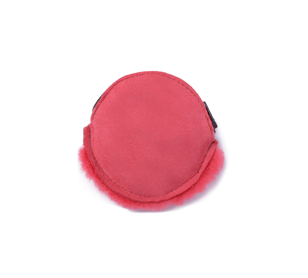 Purse - Urban UGG® Sheepskin Wool Fluffy Zip Purse