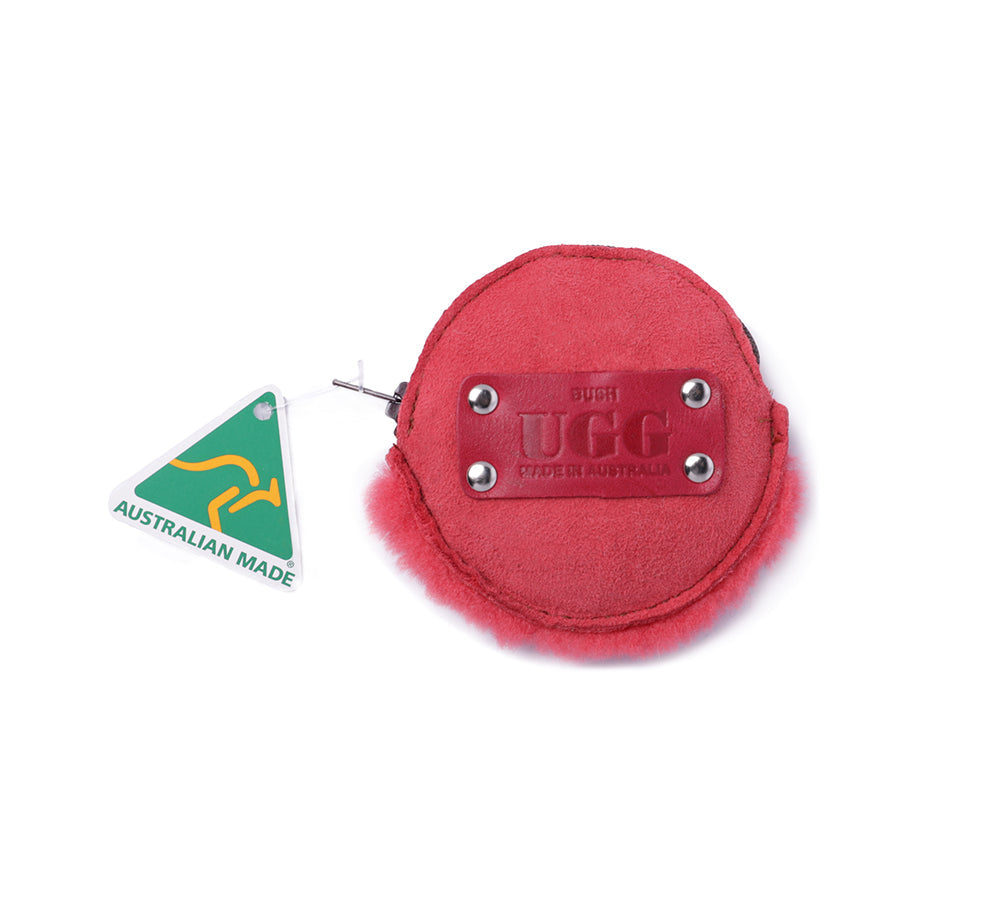 Purse - Urban UGG® Sheepskin Wool Fluffy Zip Purse