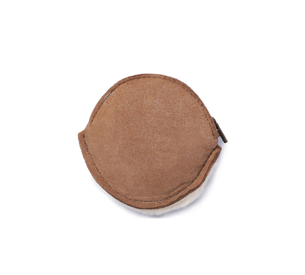 Purse - Urban UGG® Sheepskin Wool Fluffy Zip Purse