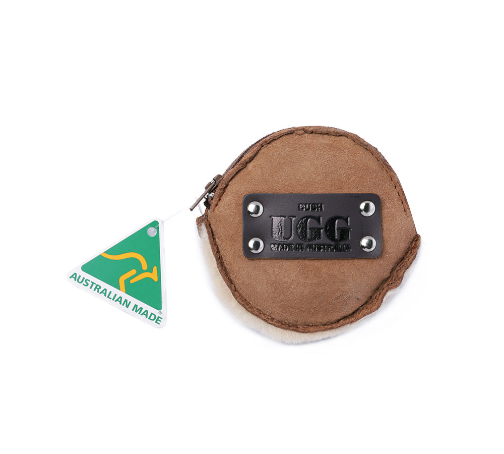 Purse - Urban UGG® Sheepskin Wool Fluffy Zip Purse