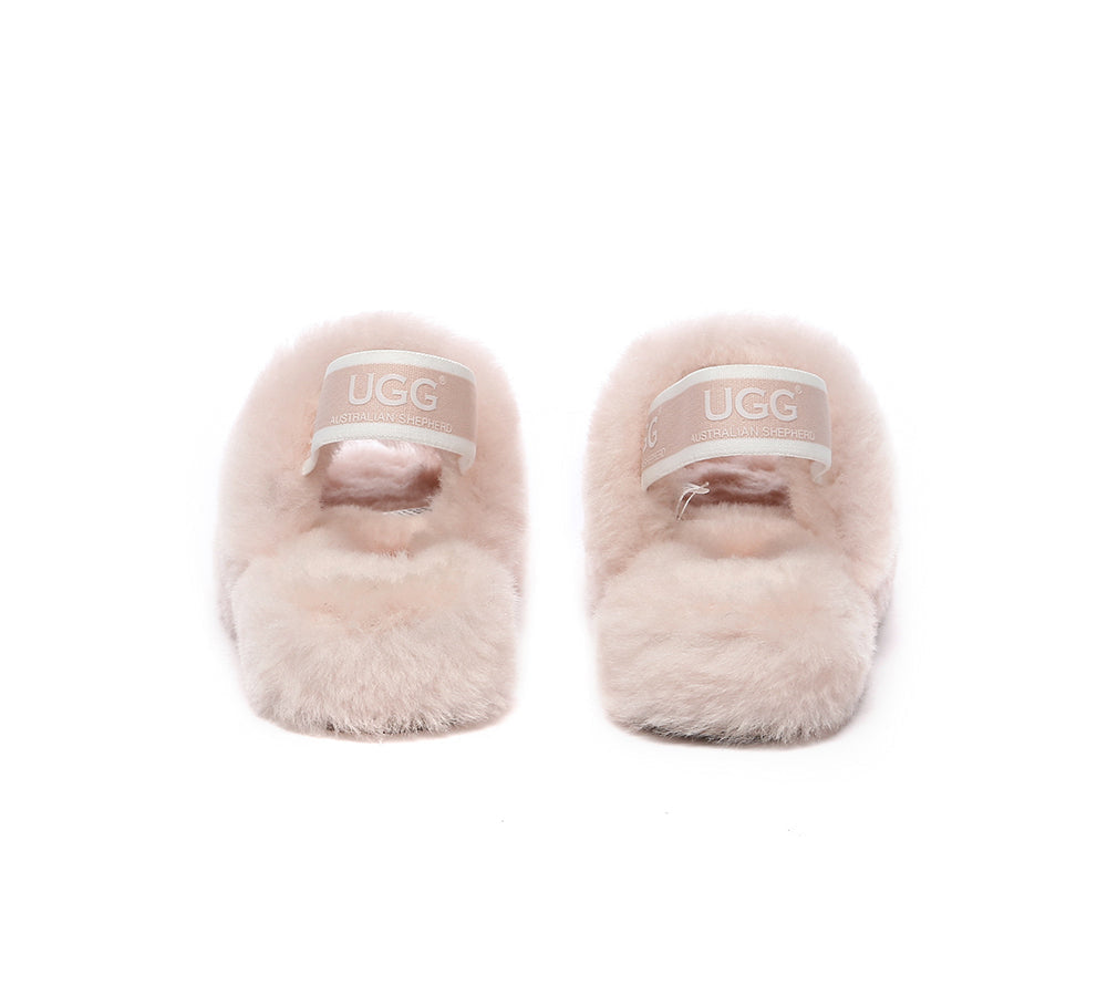 Slides - UGG Kids Fluffy Slides Slingback Puffy