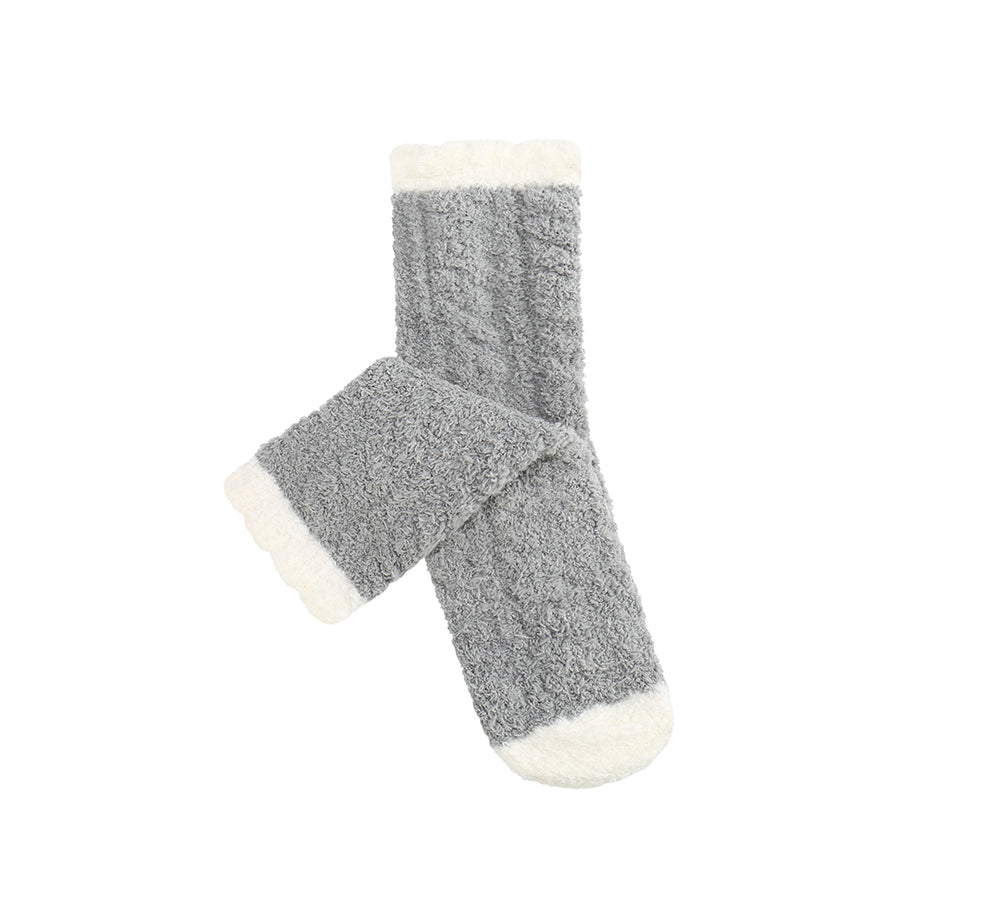 Socks - Women Crew Fluffy Sock Five Pairs