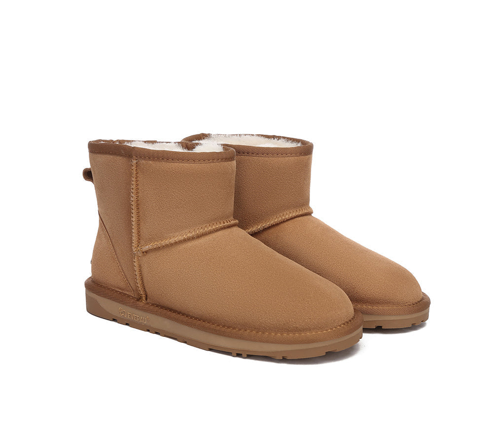 UGG Boots - EVERAU?? UGG Sheepskin Wool Ankle Boots Mini Classic Suede