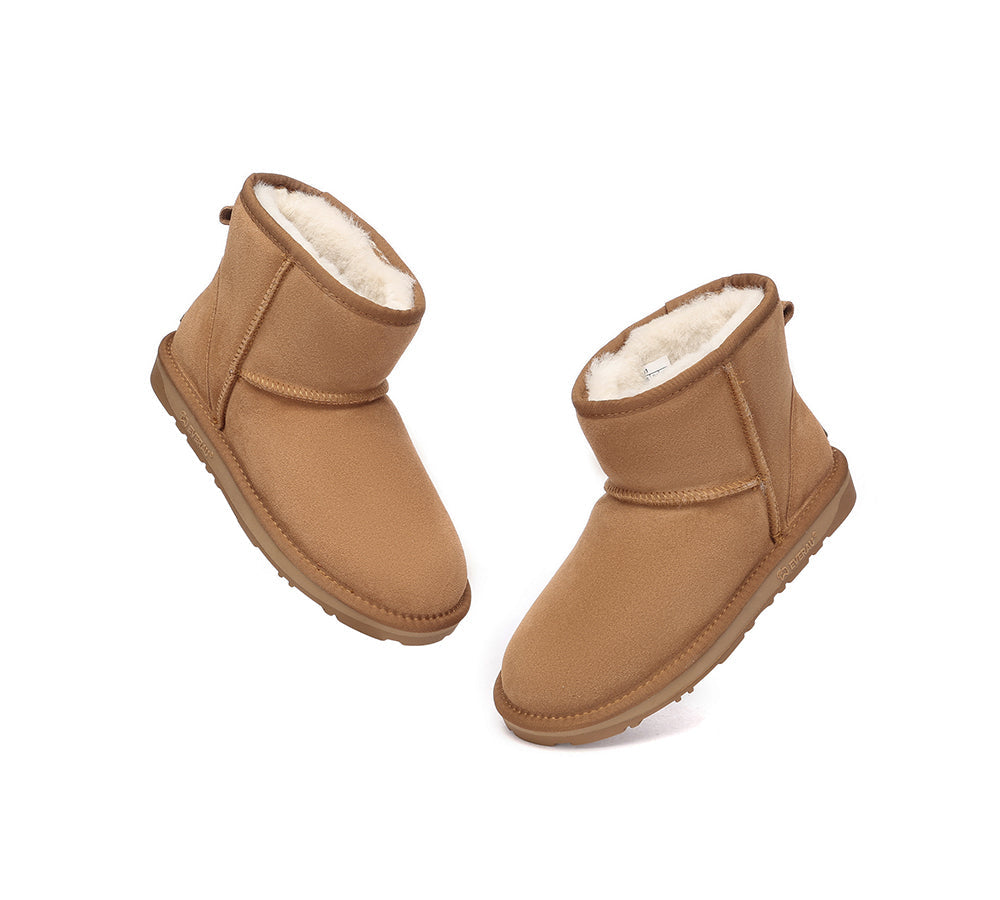 UGG Boots - EVERAU?? UGG Sheepskin Wool Ankle Boots Mini Classic Suede