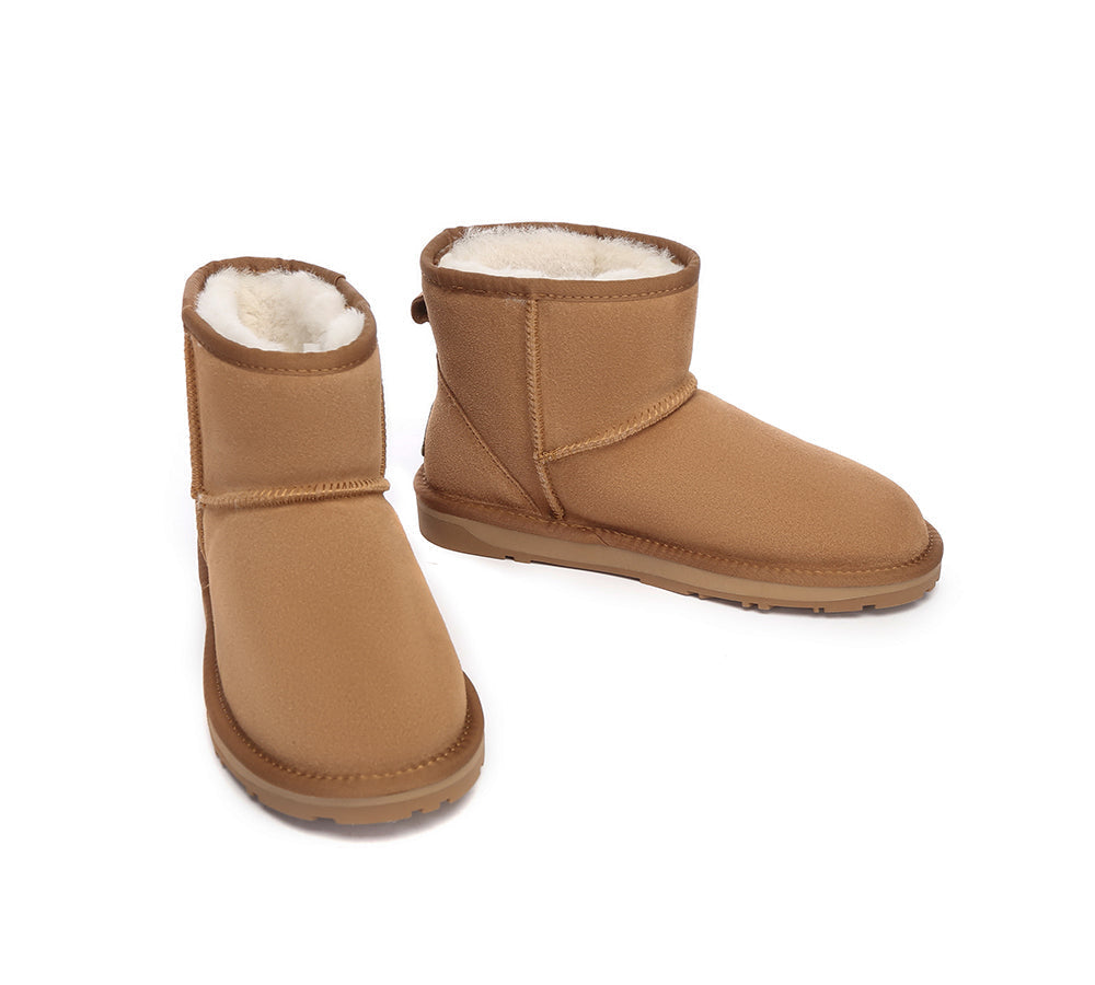 UGG Boots - EVERAU?? UGG Sheepskin Wool Ankle Boots Mini Classic Suede