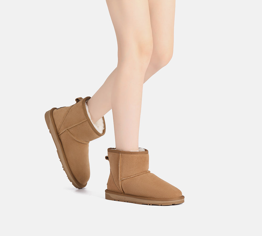 UGG Boots - EVERAU?? UGG Sheepskin Wool Ankle Boots Mini Classic Suede