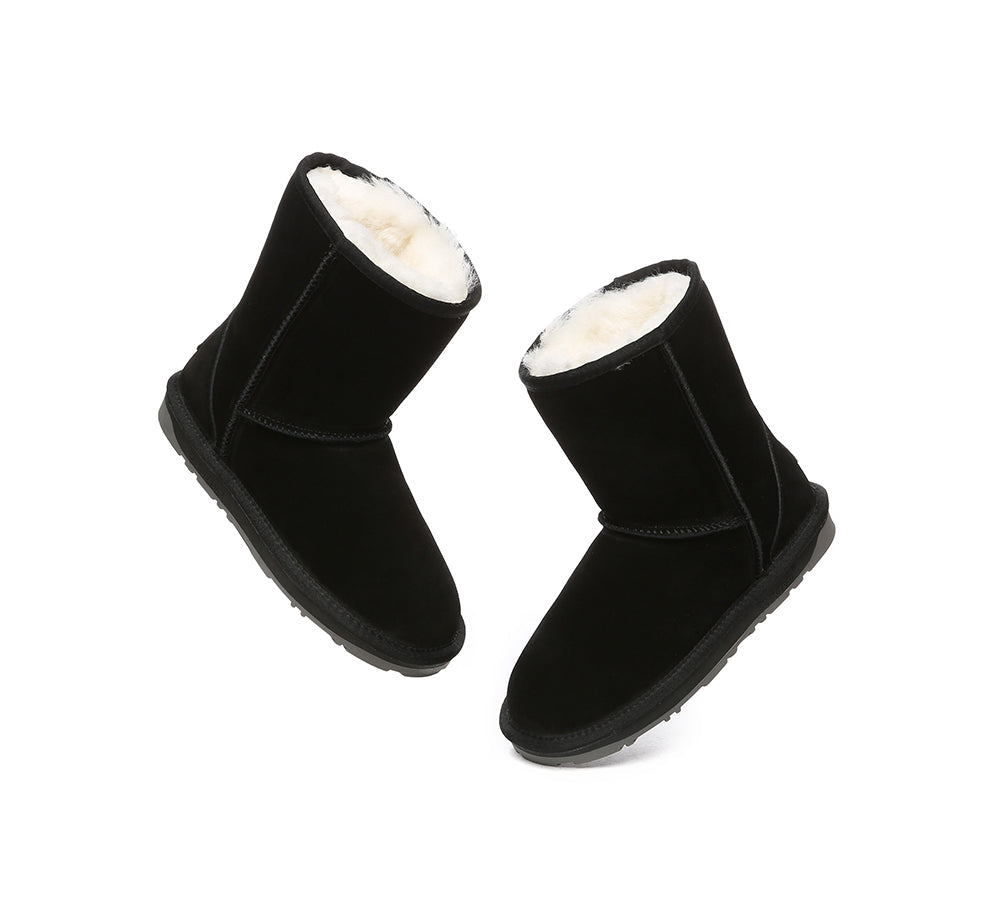 UGG Boots - EVERAU?? UGG Sheepskin Wool Mid Calf Boots Short Classic Suede