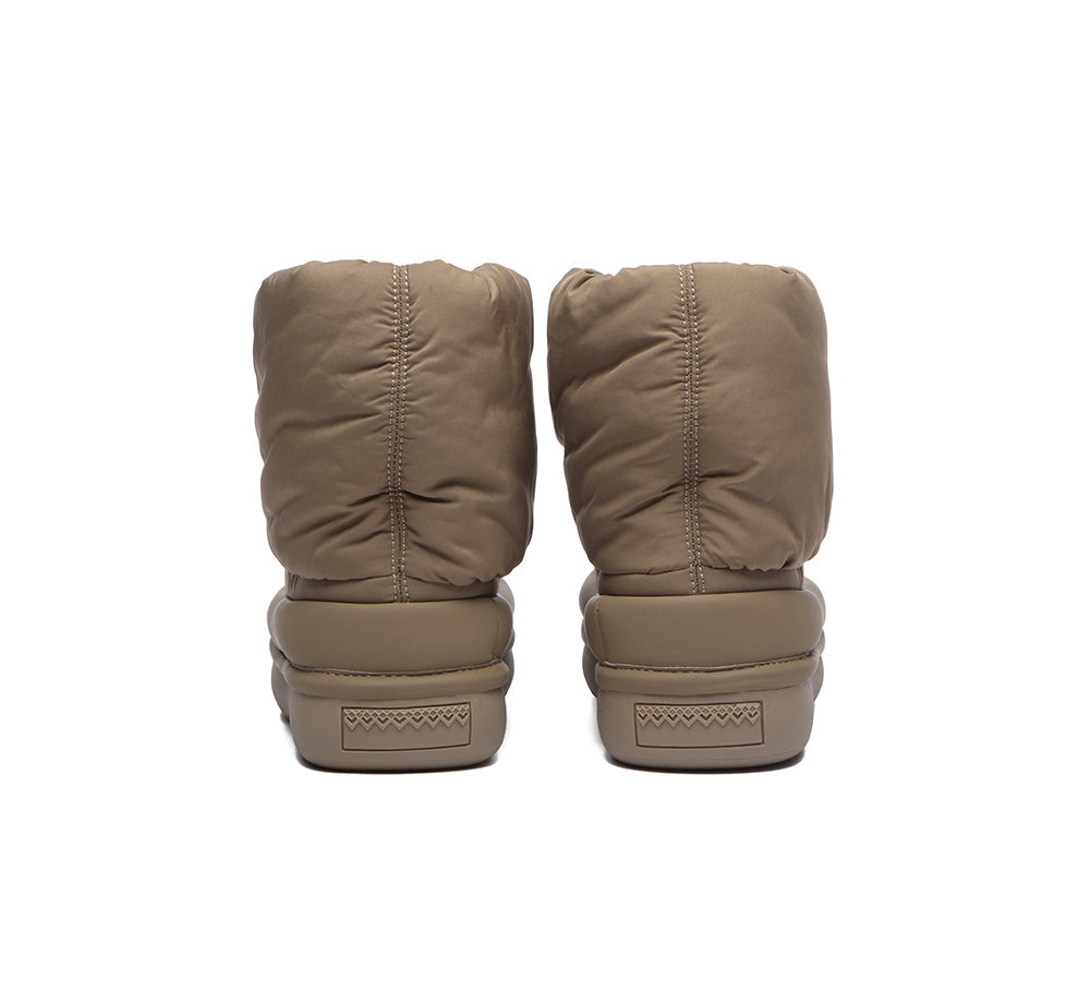 UGG Boots - EVERAU® UGG Sheepskin Wool Waterproof Adjustable Drawstring Ankle Boots Delabra