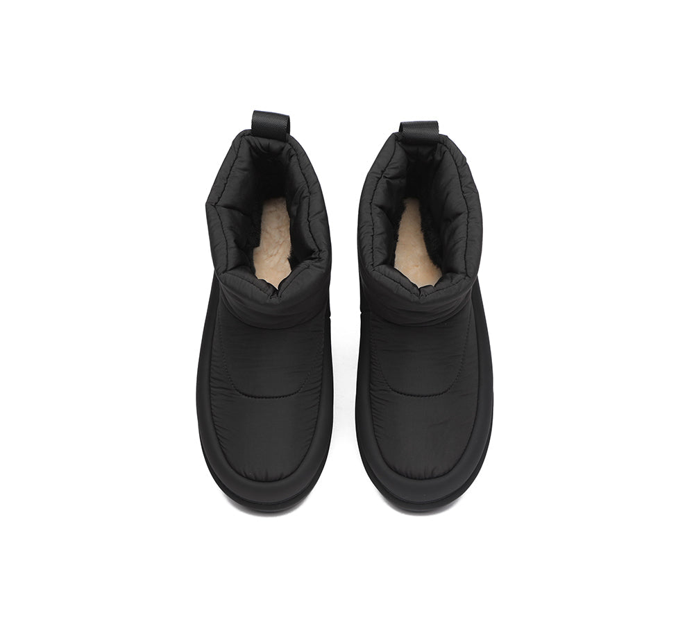 UGG Boots - EVERAU® UGG Women Sheepskin Wool Waterproof Ankle Boots Dobra