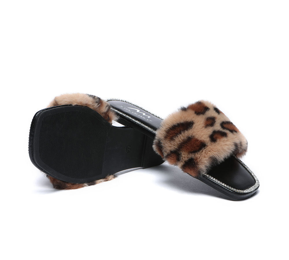 UGG Boots - Fluffy Diamante Women Sandals
