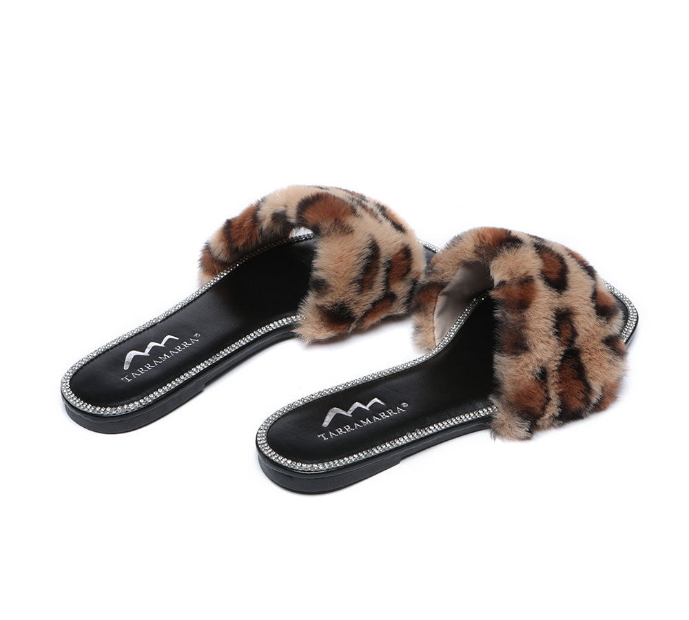 UGG Boots - Fluffy Diamante Women Sandals