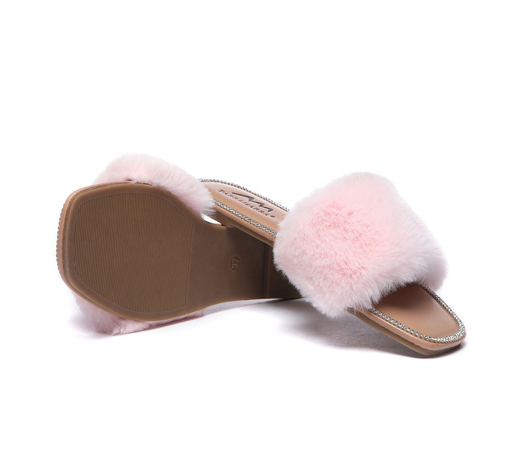 UGG Boots - Fluffy Diamante Women Sandals
