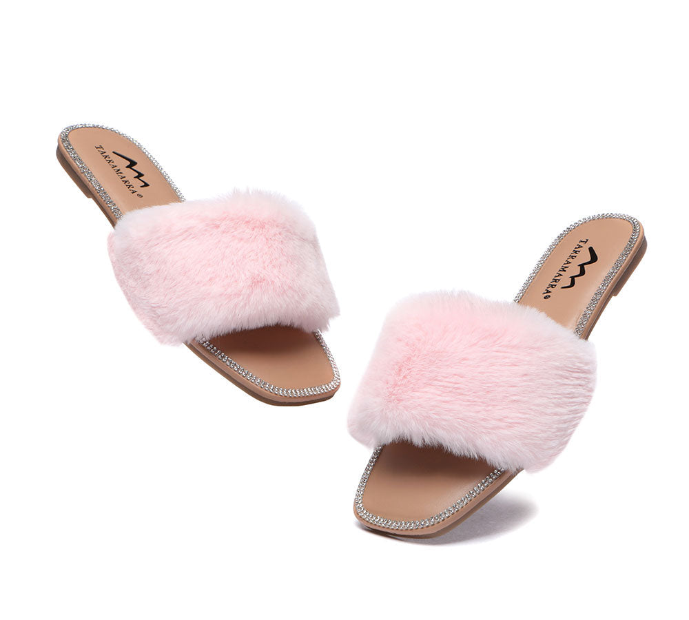 UGG Boots - Fluffy Diamante Women Sandals