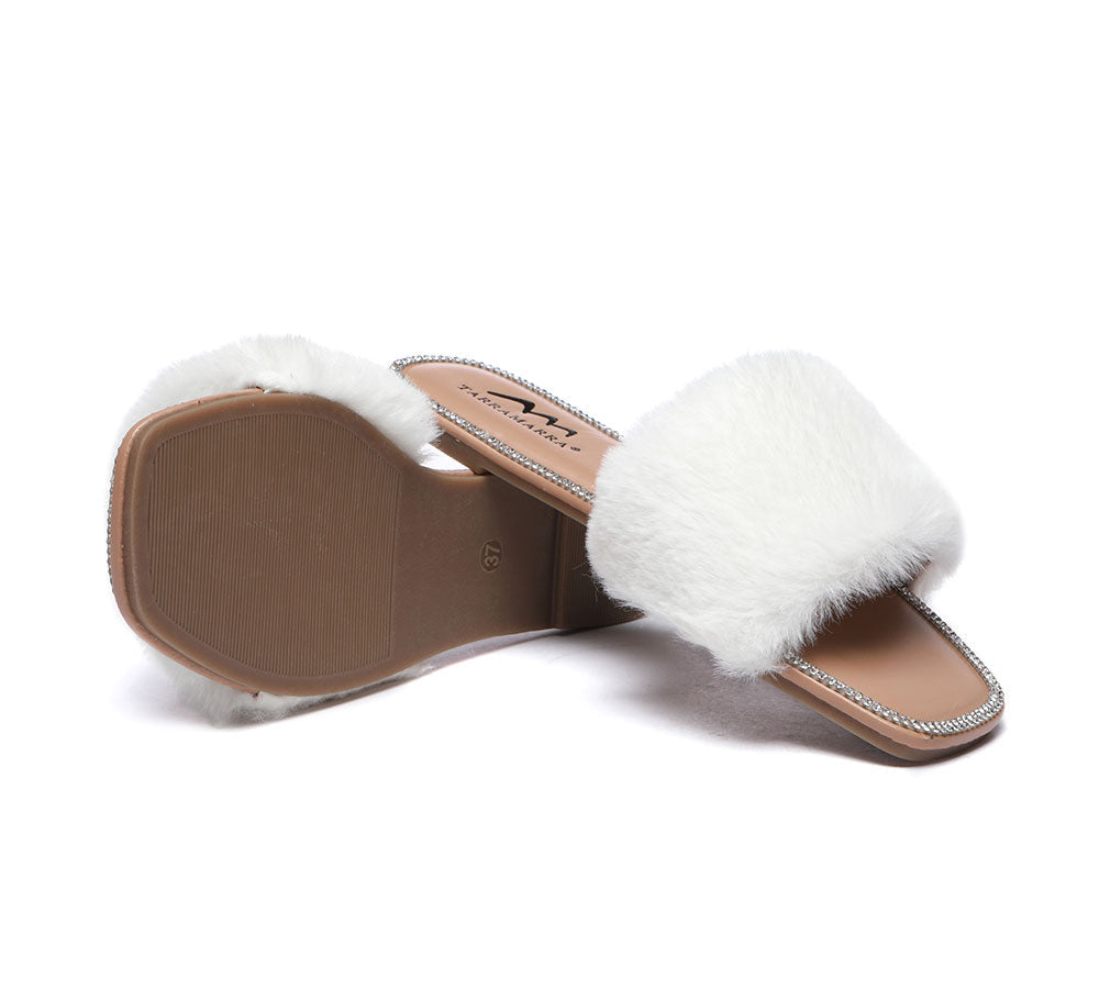 UGG Boots - Fluffy Diamante Women Sandals