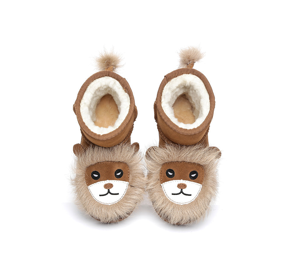 UGG Boots - Kids Sheepskin Boots Lion