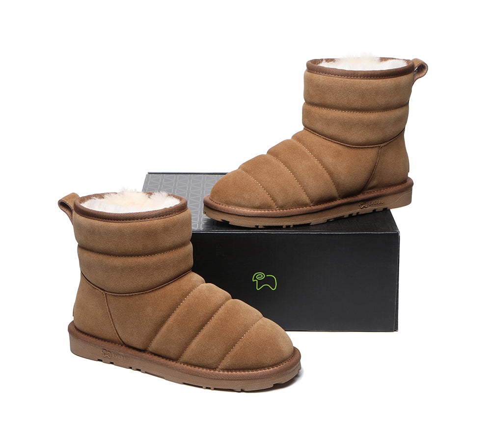 UGG Boots - Mini Sheepskin Boots Women Puffer